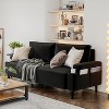 80.7" Loveseat Sofa, Fabric Modern Sleeper Sofa Couch for Living Room, Sofa Cama,  Wood Frame, Easy to Install, Sleeper Recliner Furniture - 4 of 4