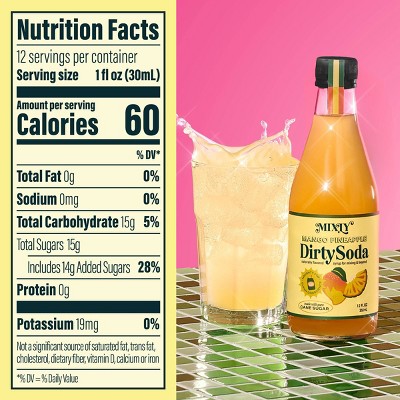 Mixly Mango Pineapple Dirty Soda Syrup - 12 fl oz