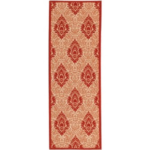 Courtyard CY2714 UV & Stain Resistant Non-Shedding Power Loomed Indoor/Outdoor Rugs - Safavieh - 1 of 4