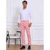 INSPIRE CHIC Men's Formal Night Out Animal Print Leopard Dress Pants - 4 of 4