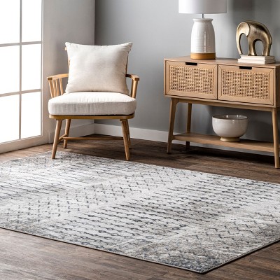 Nuloom Isla Modern Motif Area Rug, 4' 3" x 6', Blue