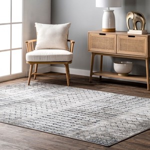 Nuloom Isla Modern Motif Area Rug, 5' x 8', Blue - 1 of 4