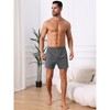 INSPIRE CHIC Men's Comfortable Breathable Cotton Mid-Waisted Striped Boxer Shorts - 4 of 4