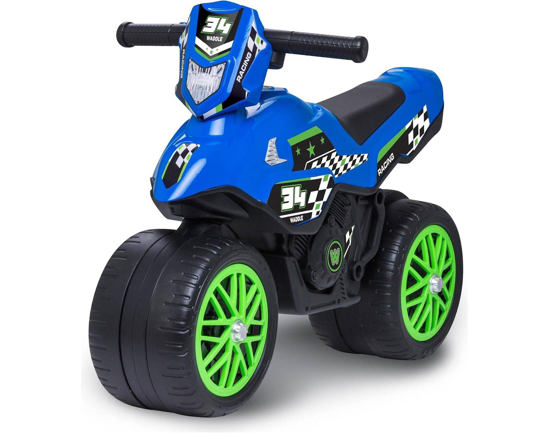 Flybar 4'' Waddle Kids' Motorcycle Balance Bike - Blue