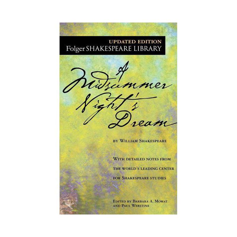 A Midsummer Night's Dream - (Folger Shakespeare Library) by  William Shakespeare (Paperback), 1 of 2