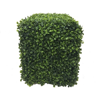Vickerman 24" Green Faux Boxwood Hedge for Indoor Outdoor Use