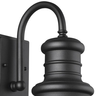 Textured Black Bronze Direct Wired Electric Outdoor Sconce