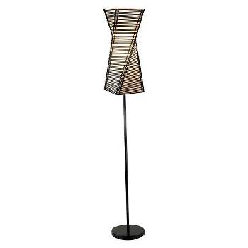 68" Stix Collection Floor Lamp Brown - Adesso