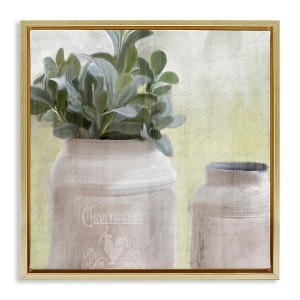 Stupell Industries Farmhouse Mill Can with Greenery, 18" x 18" - 1 of 4