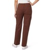 WallFlower Women's Luscious Curvy Twill Relaxed Cargo Straight Mid Rise Insta Stretch Juniors Pants - 2 of 4