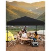 10'x10' Pop Up Canopy Tent, Easy to Set Up and Take Down, Waterproof UV for Farmer Market, Party, Event, Patio, Black - 2 of 4