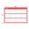 Erasable Wall Calendar, 24 x 36, White/Red Sheets, 12-Month (Jan to Dec): 2026 - 4 of 4