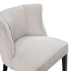 Grungis Polyester Accent Chairs,Living Room Chairs with Curved Back and Espresso Finish Legs,Comfy Chairs for Living Room,Bedroom - 3 of 4