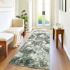 Modern Machine Washable Area Rug for Living Room Indoor Abstract Rug Soft Ultra Thin Non Shedding Low Pile Stain Resistant Carpet for Home Decor - 3 of 4