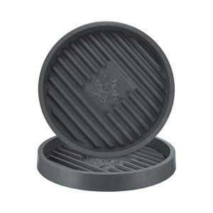 Unique Bargains Plastic Indoor Outdoor Durable Plant Saucer 2 Pcs - 1 of 4