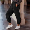 Dalix Butterfly Embroidered Sweatpant Heavy Weight Fleece Relaxed Fit Lounge Womens - 4 of 4