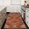 ReaLife Rugs Machine Washable Padded Diamond Jax Rug Orange - 3 of 4