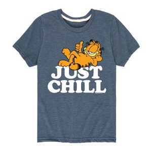 Boys' - Garfield - Just Chill Short Sleeve Graphic T-Shirt - 1 of 4