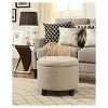 Designs4Comfort Round Storage Ottoman - Breighton Home - 4 of 4