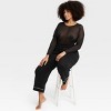 Women's Mesh Long Sleeve Bodysuit - Auden™ - 3 of 4
