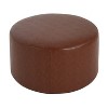 Lyngins Velvet Round Benches,Modern Upholstered Ottoman Bench for Living Room,Bedroom - 4 of 4