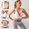 Women's Sports Bra Padded Push Up Workout Yoga Bra - 3 of 4