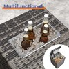 Vynxaria 4-Piece Outdoor PE Wicker Furniture Set with Cushions & Ice Bucket - 4 of 4