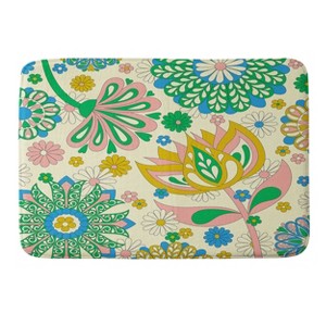 Deny Designs 34"x21" Jenean Morrison Perennial Garden Memory Foam Bath Rug : Microfiber, Machine Washable, Non-Slip Backing - 1 of 3