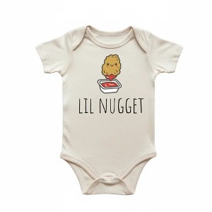 Nugget Chicken Fast Food Newborn Baby Onesie® Bodysuit GS1 - 1 of 4