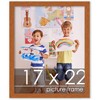 PosterPalooza | Slim Profile Brown Picture Frame - UV Acrylic, Foam Board Backing, Hanging Hardware - 2 of 4