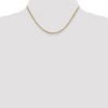 Black Bow Jewelry 1.75mm 14k Yellow Gold Hollow Round Box Chain Necklace - 2 of 4