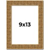 PosterPalooza | Photo Size Sculpted Black Picture Frame - UV Acrylic, Foam Board Backing, Hanging Hardware - 2 of 4