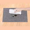 REGALWOVEN Dining Table Decor PVC Solid Washable Placemats 18 x 12 Inch 6 Pcs - 3 of 4