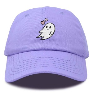 Dalix Heartly Ghost Embroidered Mens Womens Cotton Dad Hat Baseball Cap Adjustable - 1 of 4