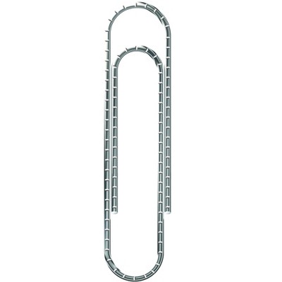 School Smart Non-Skid Paper Clip, Jumbo, 2 Inches, Steel, pk of 1000