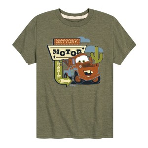Boys' - Cars - Tow Mater Get Yur Motor Runnin' Short Sleeve Graphic T-Shirt - 1 of 4