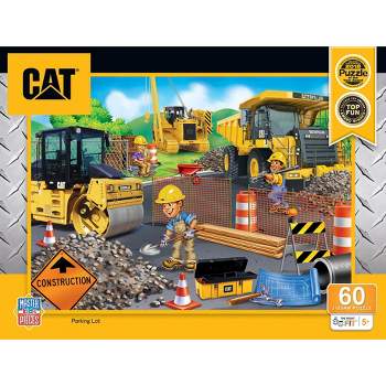 MasterPieces 60 Piece Kids Jigsaw Puzzle - CAT Parking Lot - 14"x19"
