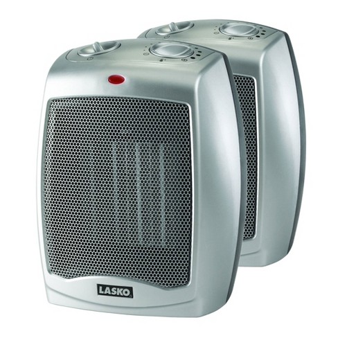 BLACK+DECKER Up to 1500-Watt Ceramic Compact Personal Indoor Electric Space  Heater with Thermostat in the Electric Space Heaters department at