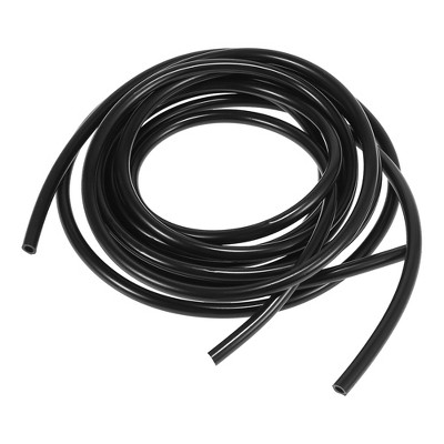 Unique Bargains Universal Windshield Wiper Washer Hose Washer Fluid Hose Replacement for Car 200cm 6.5ft Black 2pcs