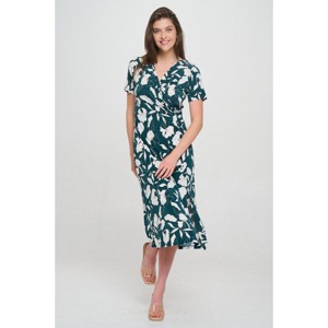 WEST K Women's Jocelyn Side Ruched Midi Dress - 1 of 4