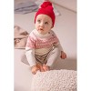 Stellou & Friends 100% Cotton Hat with Fleece Lining Beanie with Pom Pom for  Kids Boys and Girls - Red - 2 of 3