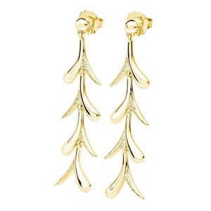 Lucy Quartermaine - Sycamore Earrings in Gold Vermeil - 1 of 4