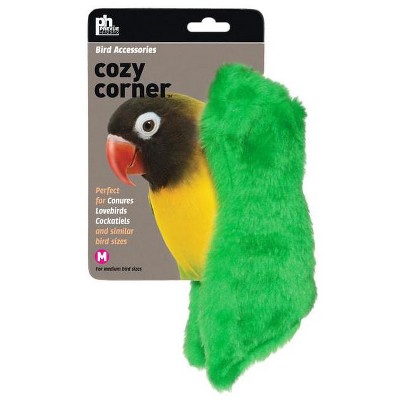 Prevue Pet Cozy Corner Fleece Bird Blanket - Medium (Green)