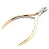 Unique Bargains Metal Gold Tone Hand Finished Tips Cuticle Nippers 4.3 x 2.4 x 0.3 Inch 1 Pc - 4 of 4