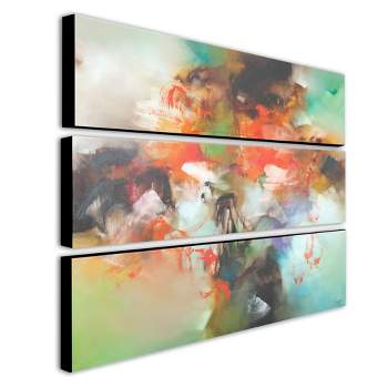 Trademark Fine Art -Zavaleta 'Abstract II' 3-panel Art Set