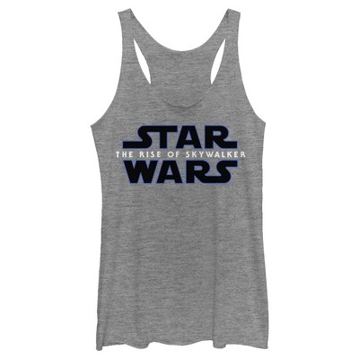 Women's Star Wars: The Rise Of Skywalker Classic Logo Racerback Tank ...