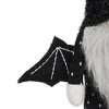 NAYSAYE Party Decoration and Accessories Fabric Gnome Figurine with Wings for Halloween Decor, Black and White, 10"*3"*15.5" - 4 of 4