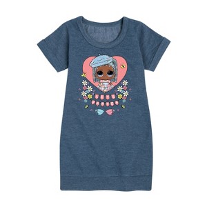 - LOL Surprise! - Let's Par-Tea Graphic Short Sleeve Fleece Dress - 1 of 3