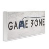 Stupell Industries Game Zone Video Gamer Phrase Rustic Blue Controller Framed Giclee Art, White, 24" x 10" - 2 of 4