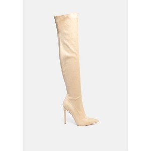 Tilera Stretch Over The Knee Stiletto Boots Women - 1 of 4
